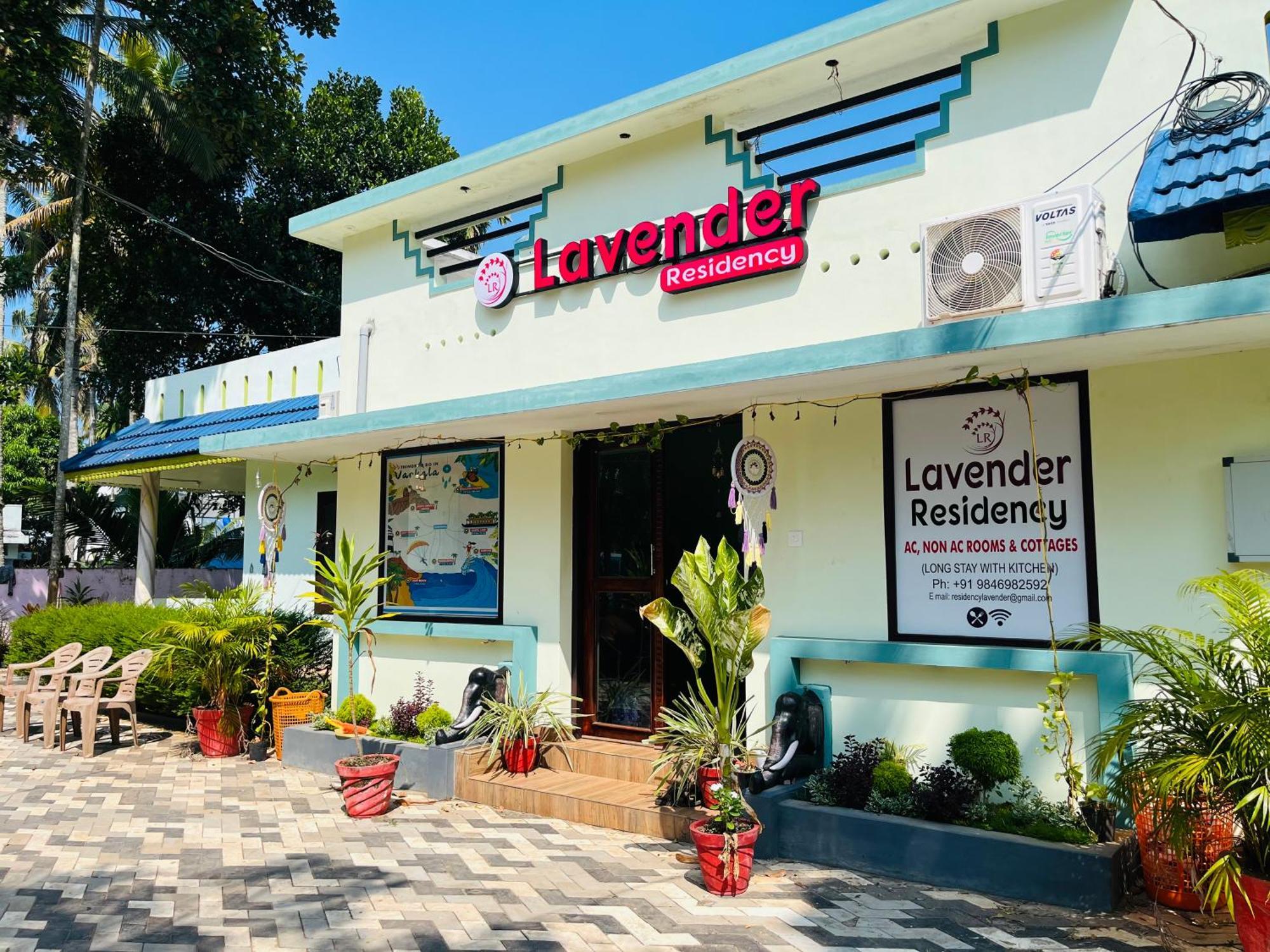 Lavender Residency Bed & Breakfast Varkala Dış mekan fotoğraf