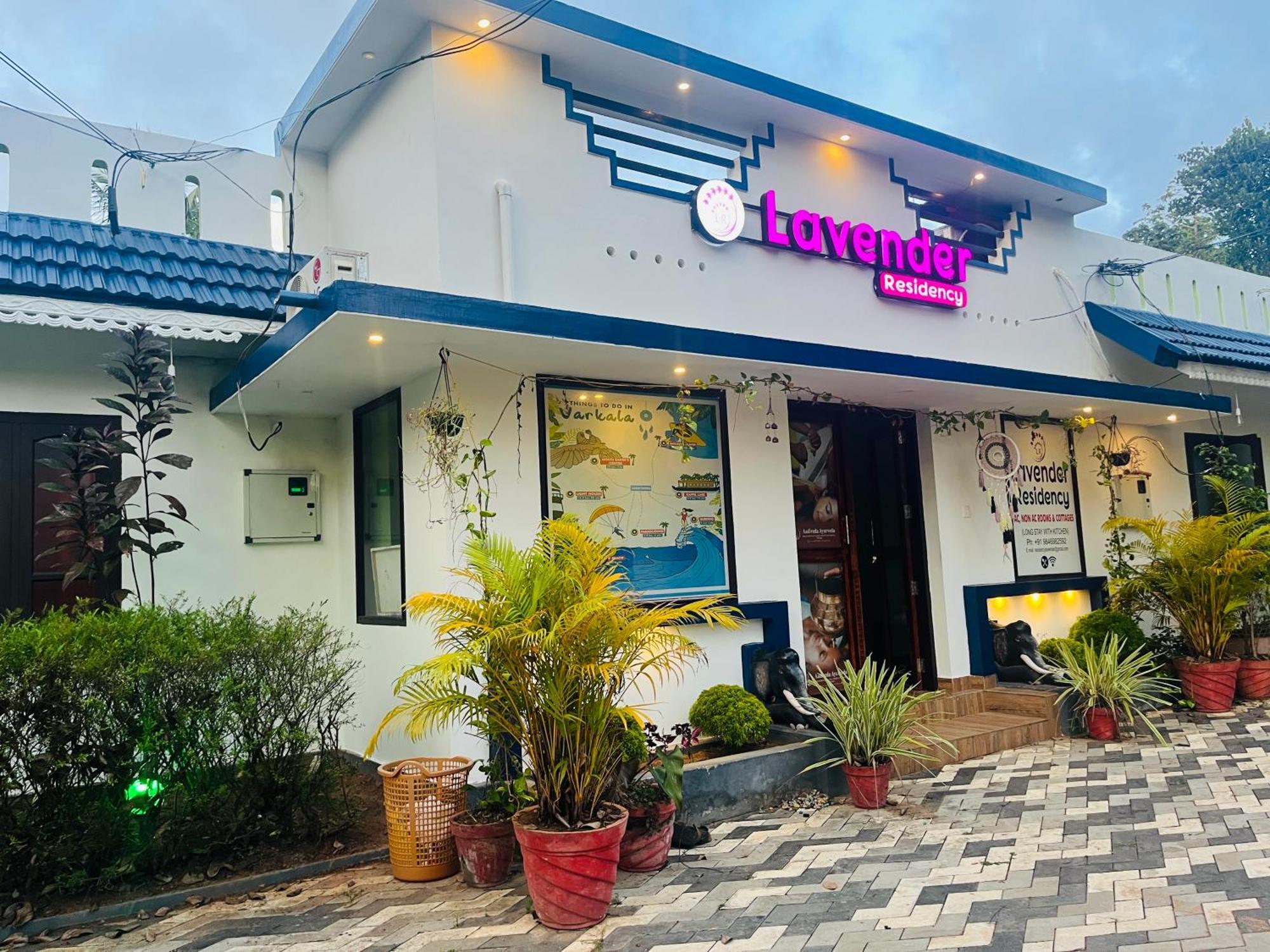 Lavender Residency Bed & Breakfast Varkala Dış mekan fotoğraf